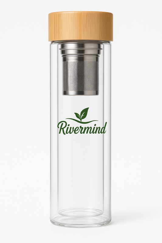 Aura Bottle 400ml - Thee Fles met Infuser | Rivermind
